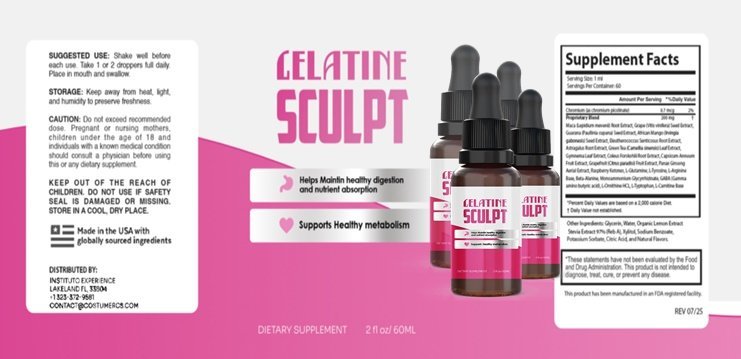 Gelatine Sculpt Ingredients